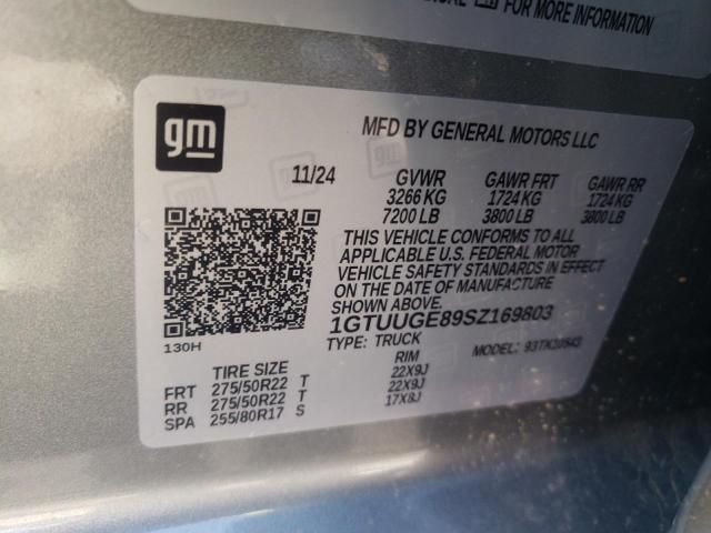 2025 GMC SIERRA K15 - 1GTUUGE89SZ169803