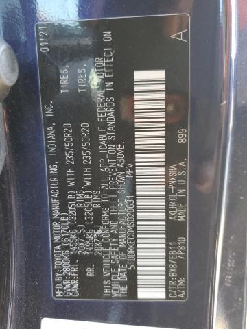 2021 TOYOTA SIENNA XSE - 5TDDRKEC0MS020631