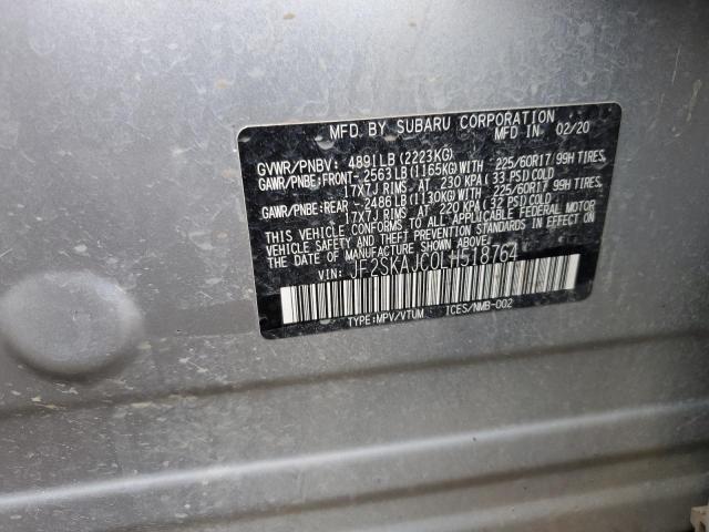 2020 SUBARU FORESTER P JF2SKAJC0LH518764