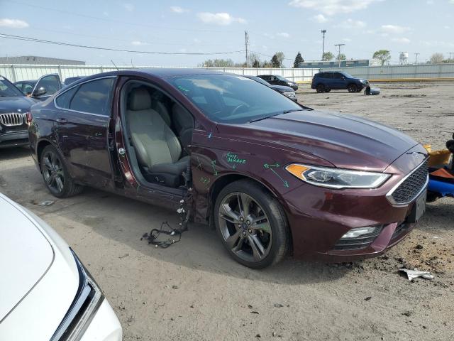 Vin: 3fa6p0vp2hr185035, lot: 54567945, ford fusion sport 20174