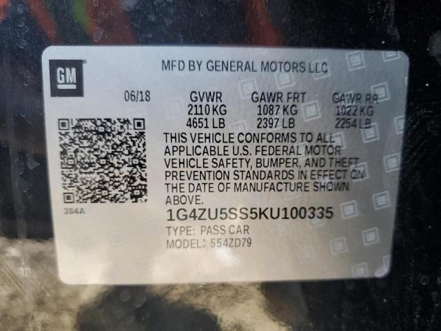 2019 BUICK LACROSSE A 1G4ZU5SS5KU100335