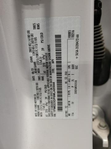 2021 FORD BRONCO BAS - 1FMEE5DP8MLA85844