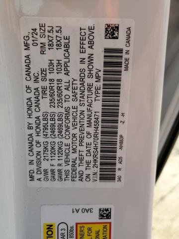 2024 HONDA CR-V EXL - 2HKRS4H70RH458471
