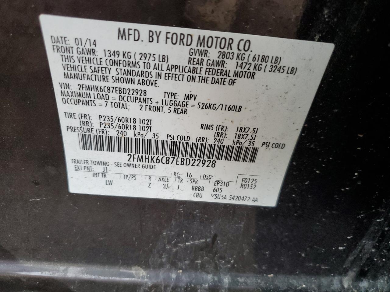 Ford Flex 2014