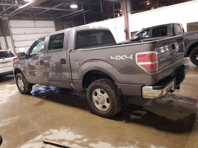 FORD F150 SUPER 2013 gray crew pic flexible fuel 1FTFW1EFXDKE17762 photo #3