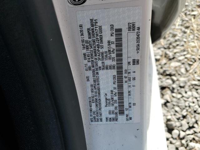 2015 FORD FIESTA SE - 3FADP4BJ2FM171791