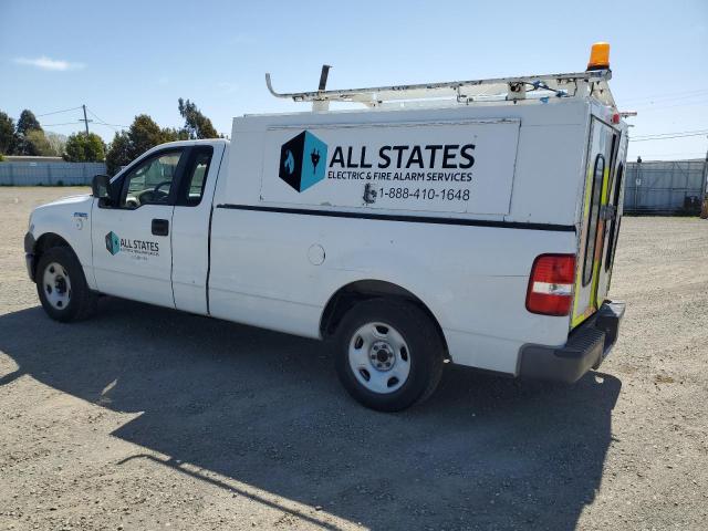 FORD F150 2008 white  gas 1FTRF12248KB94865 photo #3