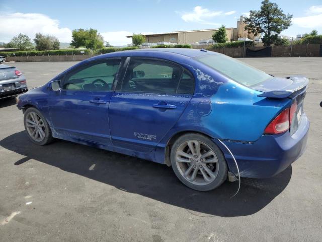 HONDA CIVIC SI 2008 blue  gas 2HGFA55528H704914 photo #3
