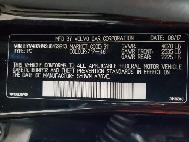 2018 VOLVO S60 PLATIN - LYV402HM9JB169913