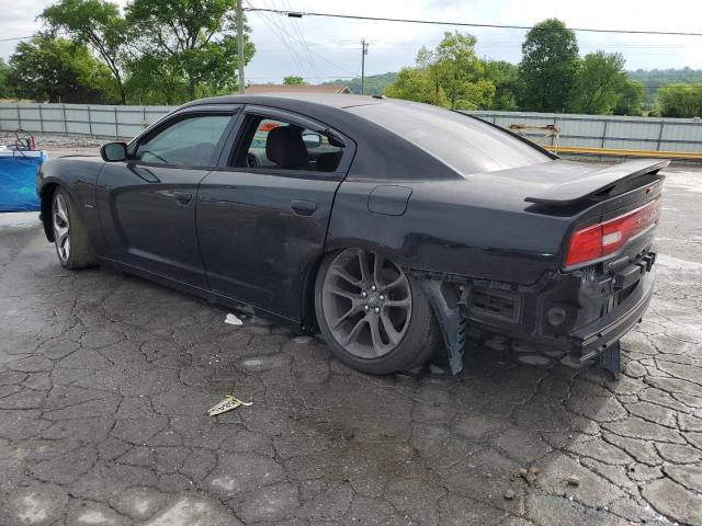 DODGE CHARGER R/ 2014 black sedan 4d gas 2C3CDXCT2EH165734 photo #3
