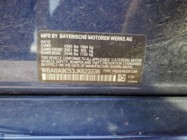 2018 BMW 320 I - WBA8A9C53JK623336