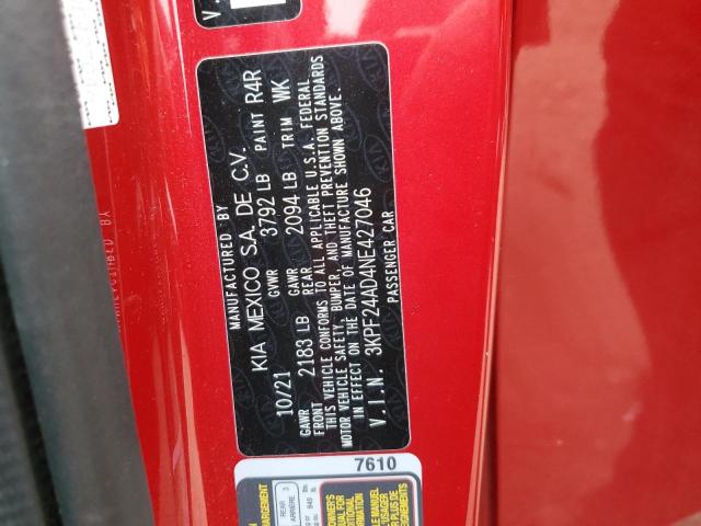 2022 KIA FORTE FE - 3KPF24AD4NE427046