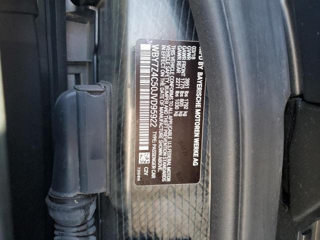 2018 BMW I3 REX - WBY7Z4C50JVD95922