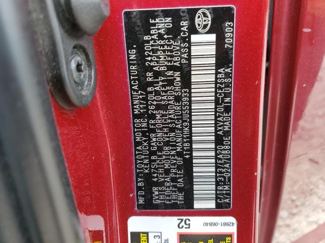 2018 TOYOTA CAMRY L - 4T1B11HK9JU553933