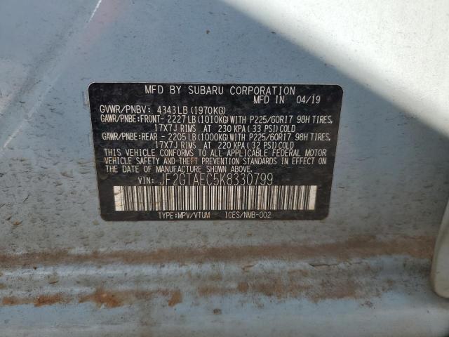 2019 SUBARU CROSSTREK JF2GTAEC5K8330799