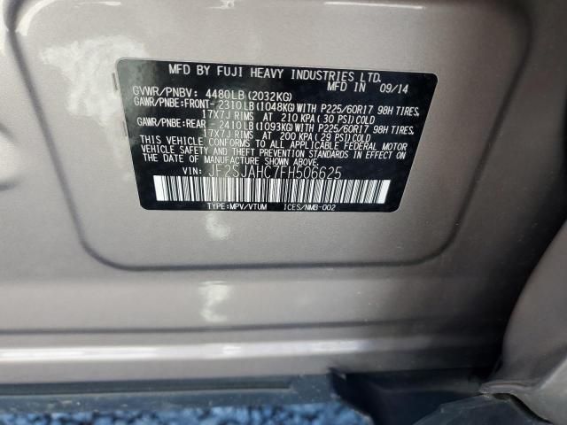 2015 SUBARU FORESTER 2 - JF2SJAHC7FH506625