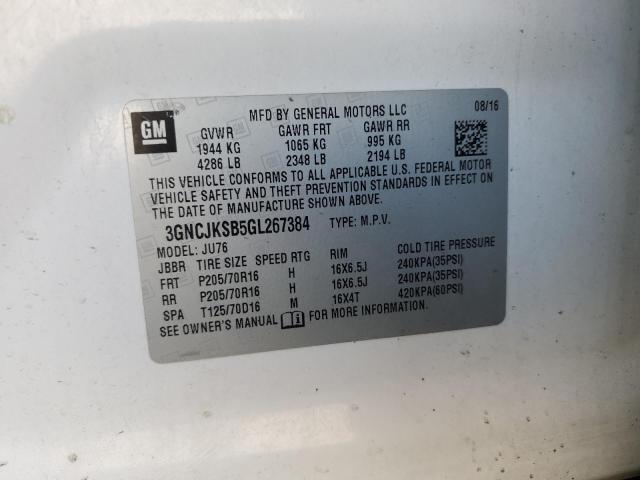 2016 CHEVROLET TRAX LS - 3GNCJKSB5GL267384