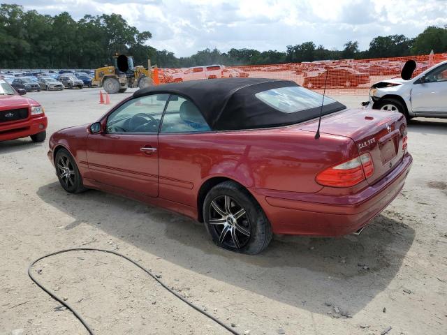 MERCEDES-BENZ CLK 320 2003 burgundy  gas WDBLK65G43T139033 photo #3
