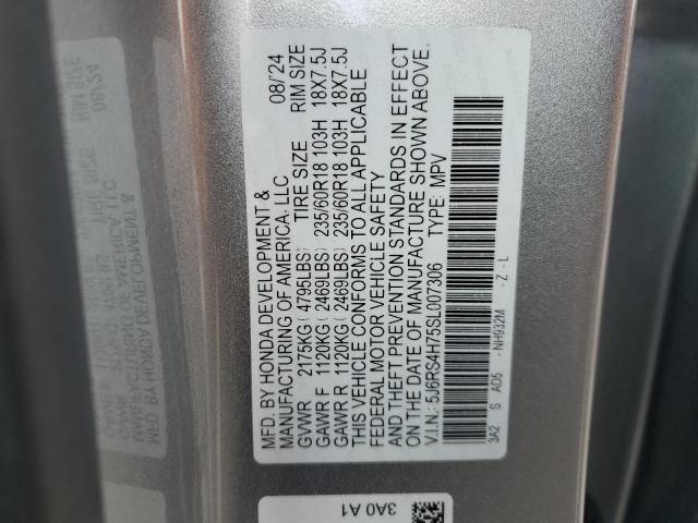 2025 HONDA CR-V EXL 5J6RS4H75SL007306