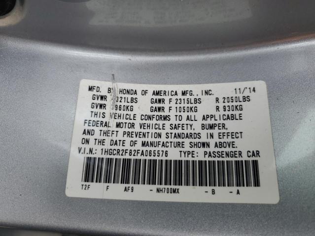 2015 HONDA ACCORD EXL - 1HGCR2F82FA065576