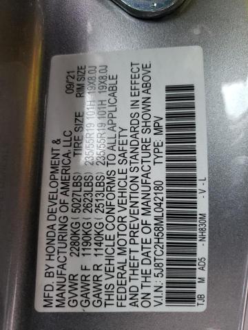 2021 ACURA RDX TECHNO 5J8TC2H58ML042180