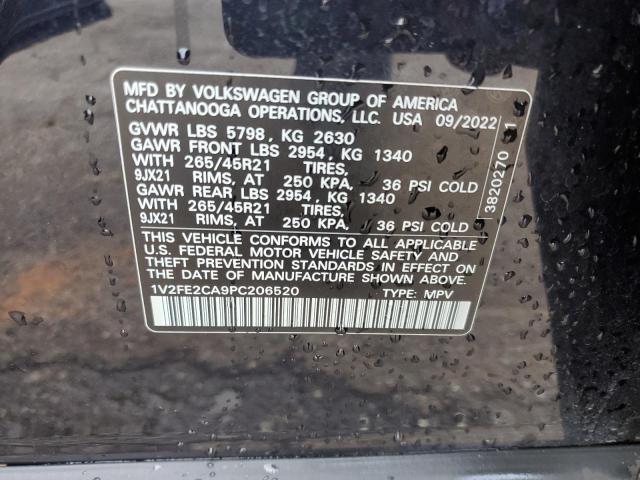 2023 VOLKSWAGEN ATLAS CROS - 1V2FE2CA9PC206520