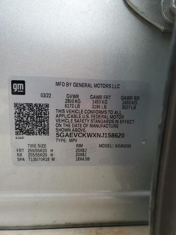 2022 BUICK ENCLAVE AV - 5GAEVCKWXNJ158620
