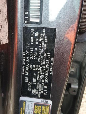 2022 KIA FORTE GT L - 3KPF54AD3NE451121