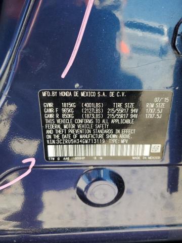 2016 HONDA HR-V LX - 3CZRU5H34GM713119