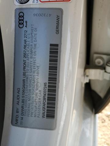 2015 AUDI A6 PREMIUM - WAUGFAFC8FN037245