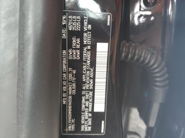 2017 VOLVO S60 PLATIN LYV402HM0HB140598