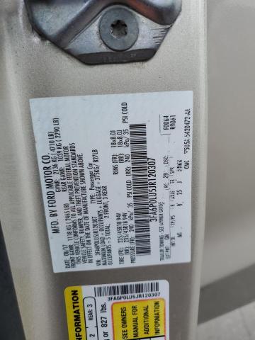 2018 FORD FUSION SE 3FA6P0LU5JR120307