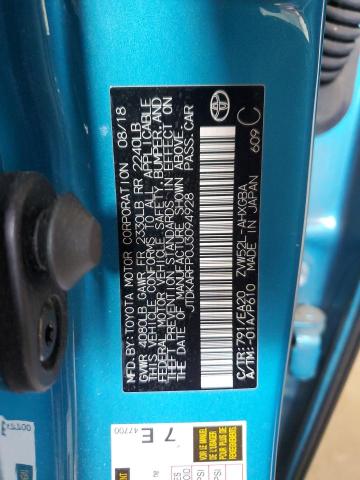 2018 TOYOTA PRIUS PRIM JTDKARFP0J3094928
