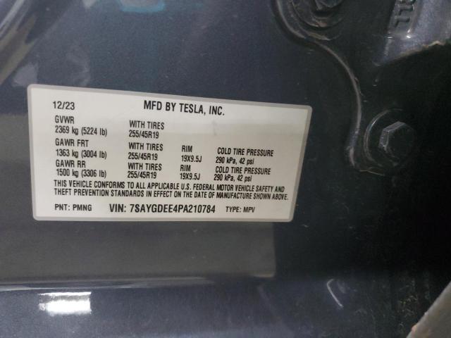2023 TESLA MODEL Y - 7SAYGDEE4PA210784