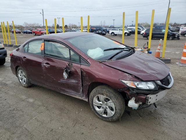 Vin: 19xfb2f5xfe018606, lot: 51653155, honda civic lx 20154