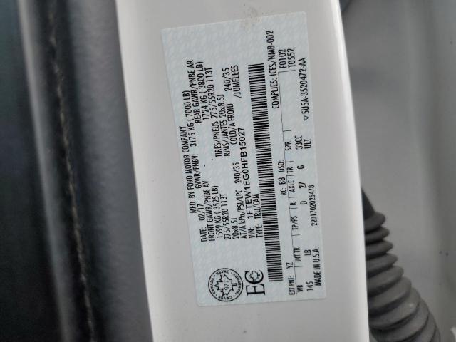 2017 FORD F150 SUPER - 1FTEW1EG0HFB15027