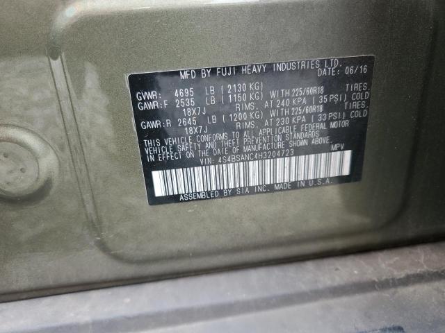 2017 SUBARU OUTBACK 2. - 4S4BSANC4H3204723
