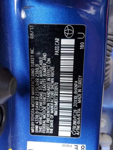 2018 TOYOTA C-HR XLE NMTKHMBX7JR030970