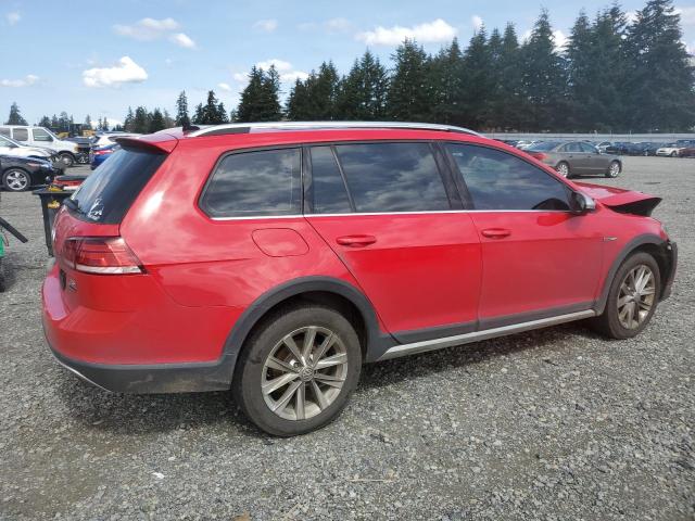 VOLKSWAGEN GOLF ALLTR 2018 red  gas 3VWH17AU6JM756504 photo #4