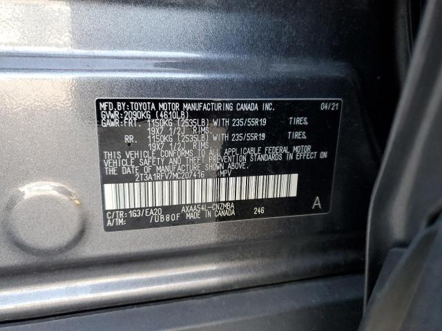 2021 TOYOTA RAV4 XLE P - 2T3A1RFV7MC207416