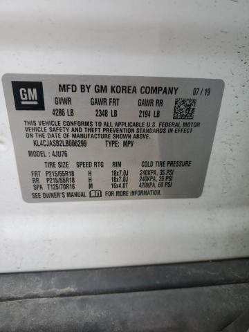 2020 BUICK ENCORE PRE - KL4CJASB2LB006299