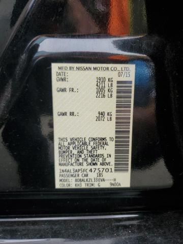 2015 NISSAN ALTIMA 2.5 - 1N4AL3AP5FC475701