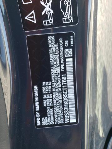 2025 BMW M4 COMPETI WBS33HK08SCT17681