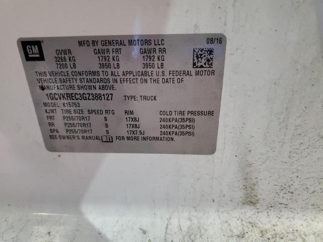 2016 CHEVROLET SILVERADO - 1GCVKREC3GZ388127