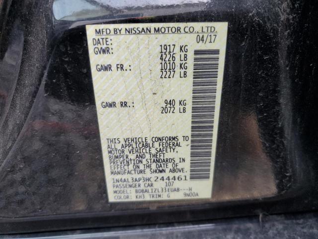 2017 NISSAN ALTIMA 2.5 - 1N4AL3AP3HC244461