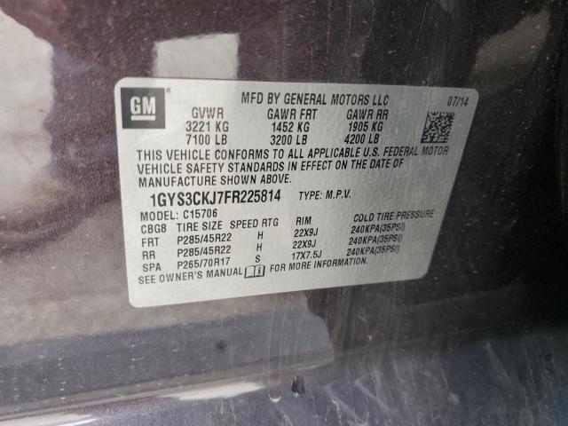 2015 CADILLAC ESCALADE P - 1GYS3CKJ7FR225814