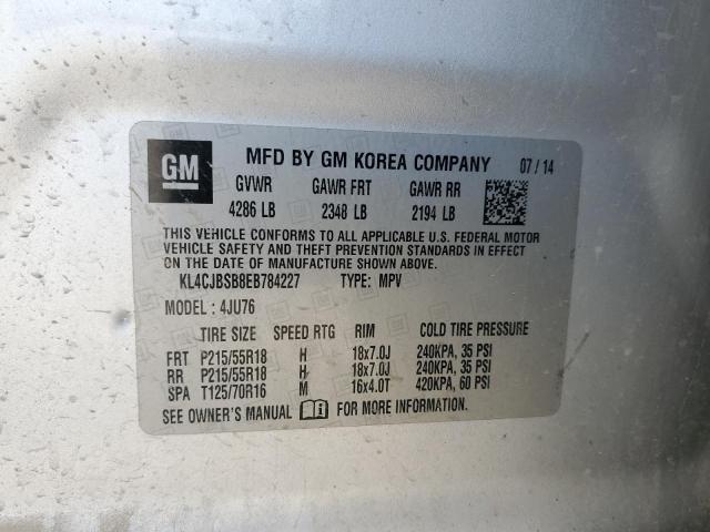 2014 BUICK ENCORE CON - KL4CJBSB8EB784227