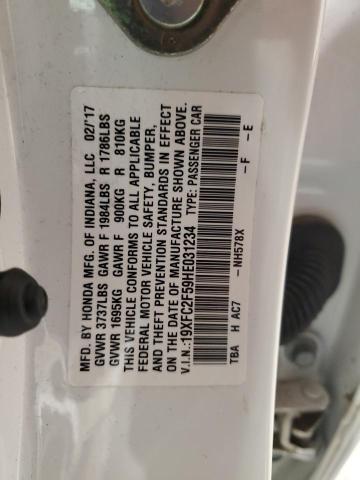 2017 HONDA CIVIC LX - 19XFC2F59HE031234