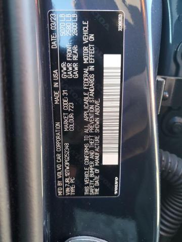 2023 VOLVO S60 PLUS 7JRL12TW3PG252348