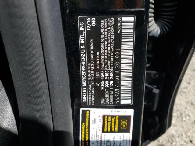 2017 MERCEDES-BENZ C 300 - 55SWF4JB0HU201991